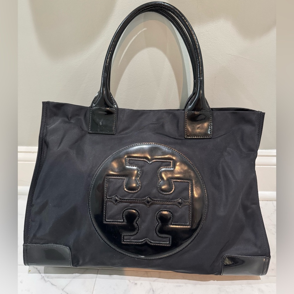 Tory Burch Nylon Black Tote